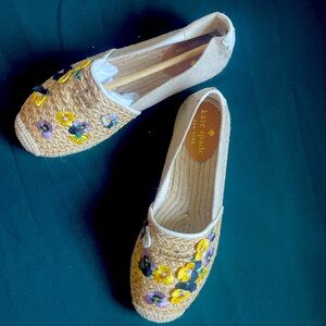 Size 6 kate spade espadrille shoes. Beige/Creme combo
